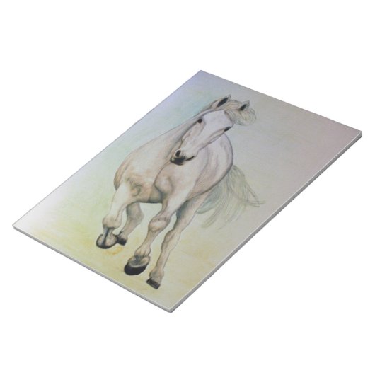 notitieblok "White Horse" (Schuin)