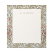 NOTITIEBLOK : WILLIAM MORRIS : CORNCOCKLE (Voorkant)