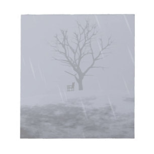 Notitieblok winterkoude