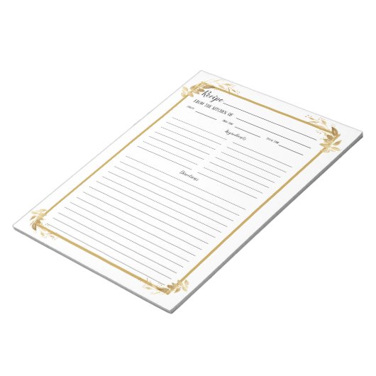 Notitieblok wit goudhoudend Multomap (Schuin)