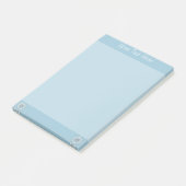 Notitieblok - Witte helm met tekst Post-it® Notes (Schuin)