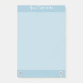 Notitieblok - Witte helm met tekst Post-it® Notes (Voorkant)