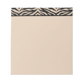 Notitieblok-Zebra Afdrukken Notitieblok (Voorkant)