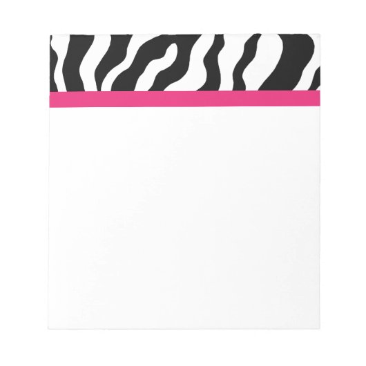 Notitieblok Zebra Print (Voorkant)