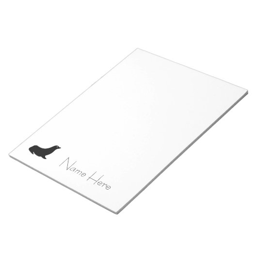 Notitieblok - Zegeltje Silhouette (Schuin)