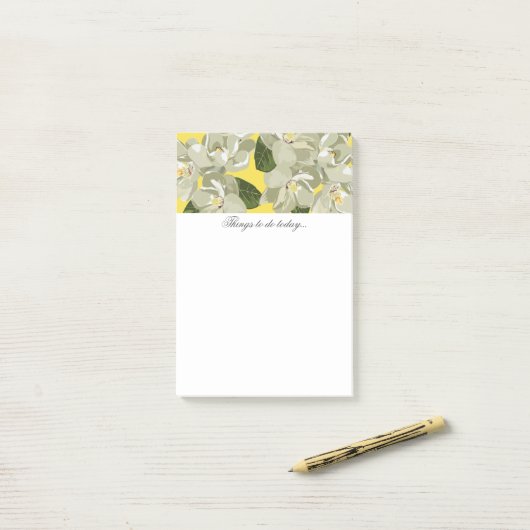 Notitieblok Zuid-Magnolias na IT Post-it® Notes (Op bureau)