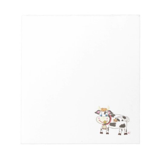 Notitieblok Zwitserse koe (Voorkant)