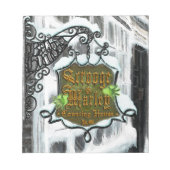 Notitieblokken met Scrooge&MarleySignScene (Voorkant)