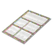  Notitieblokken op de lijst van kruidenierswaren,  (Schuin)