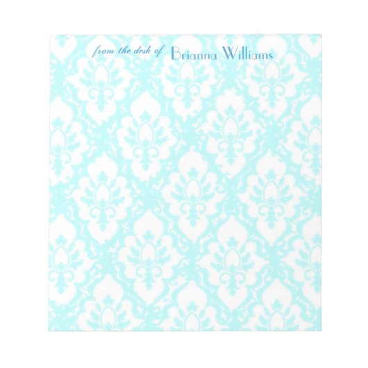 Notitieblokken - Turqouise Lace (Voorkant)
