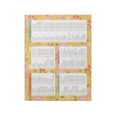 Notitieblokken van de Gele Lijst van Gele Grocery, (Linkerzijde)