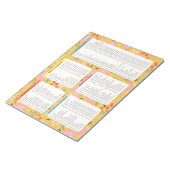 Notitieblokken van de Gele Lijst van Gele Grocery, (Schuin)