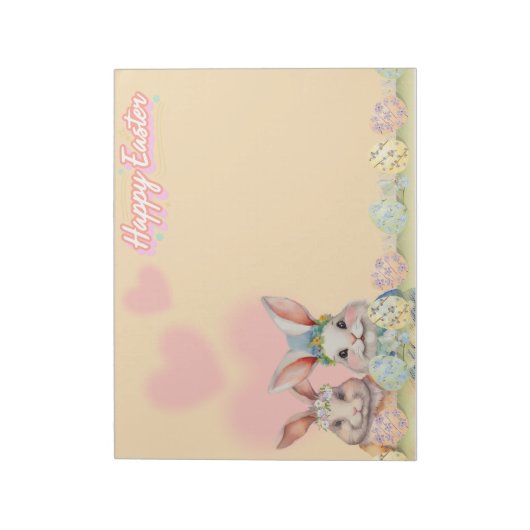 Notitieblokken van paaskonijnen (Linkerzijde)