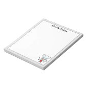 Notitieblokken voor keuken op maat met schattige k (Linkerzijde)