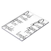 Notitieboek (Linkerzijde)