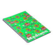 Notitieboek, #10 Happy 10th Birthday Nota Groen Notitieboek (Rechterzijde)