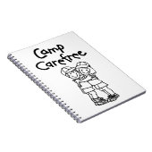 Notitieboek aan spiraalzijde | Camp Carefree (Rechterzijde)