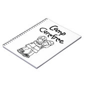 Notitieboek aan spiraalzijde | Camp Carefree (Linkerzijde)