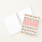 Notitieboek aangepast Rainbow Pattern Sketchbook (Binnen)