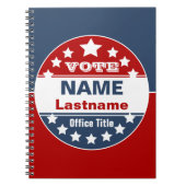 Notitieboek Aangepaste Sjabloon campagne (Voorkant)