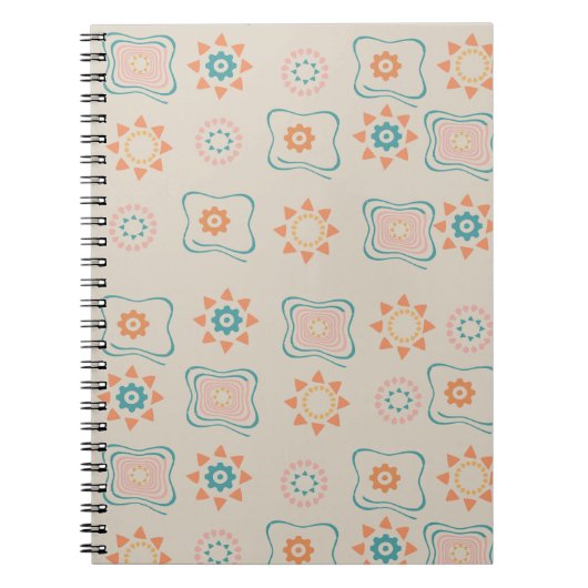 Notitieboek abstract patroonpatroon (Voorkant)