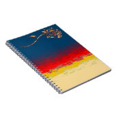 Notitieboek abstract Roos (Rechterzijde)