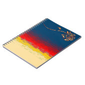 Notitieboek abstract Roos (Linkerzijde)