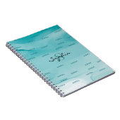 Notitieboek abstracte alcoholinkt (Rechterzijde)