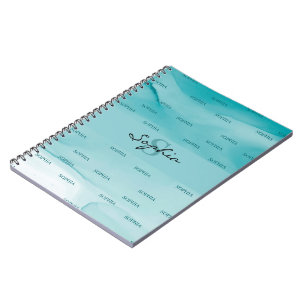 Notitieboek abstracte alcoholinkt