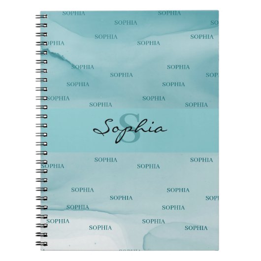 Notitieboek abstracte alcoholinkt (Voorkant)