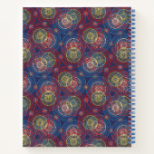 Notitieboek-Abstracte cirkels Notitieboek (Achterkant)