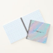 Notitieboek abstracte regenboogtextuur (Binnen)