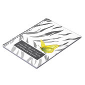 Notitieboek Affirmatie Tiger Stripe Butterfly (Linkerzijde)