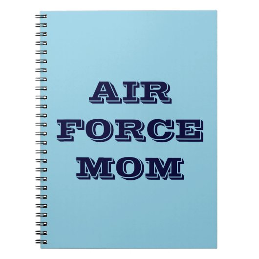 Notitieboek Air Force mama (Voorkant)