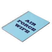 Notitieboek Air Force Wife (Linkerzijde)