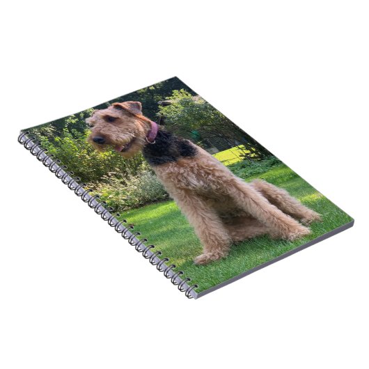 Notitieboek Airedale Terrier (Rechterzijde)