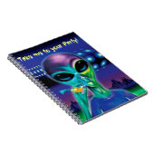 Notitieboek Alien Breng me naar je feest! (Rechterzijde)