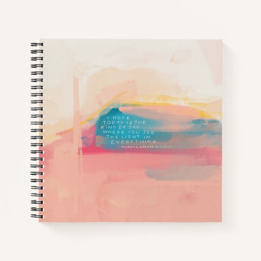 notitieboek "Alles in licht bekijken" (Voorkant)