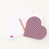NOTITIEBOEK Amerikaanse vlag Heart Shape (Binnen)