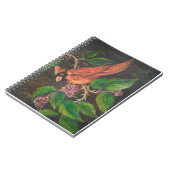 Notitieboek Ann Hayes schilderend kardinaal (Linkerzijde)