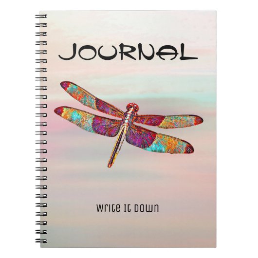 Notitieboek Artsy Dragonfly Journal (Voorkant)