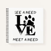 Notitieboek Behoefte bekijken (Voorkant)