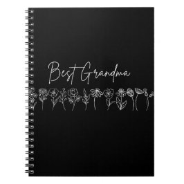 Notitieboek - Beste Grandma Wildflowers Journal
