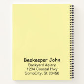 Notitieboek - Bijenteelt Records (Achterkant)