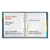 Notitieboek bijles magnetisch visitekaartje (Voorkant)