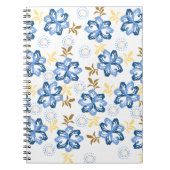 Notitieboek Blauw en goudflens (Voorkant)