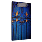 Notitieboek blauwe poort klembord (Rechts)