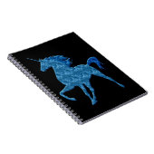 Notitieboek Blauwvuurunicorn (Rechterzijde)