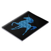 Notitieboek Blauwvuurunicorn (Linkerzijde)