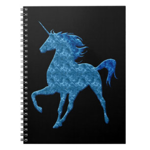 Notitieboek Blauwvuurunicorn